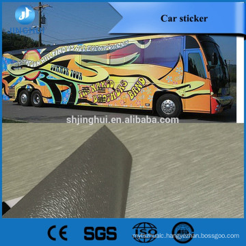 High quality white printed car body side sticker